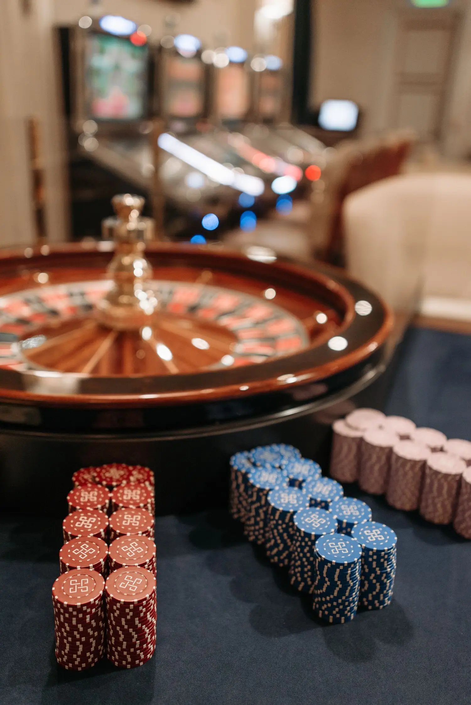 Casino table detail